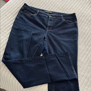Lands' End navy jeans 16 long